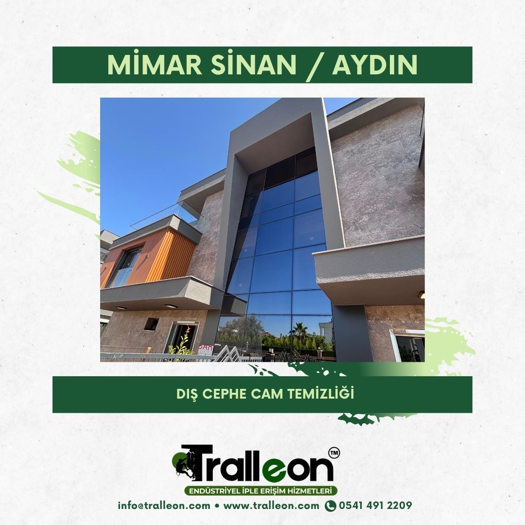 Mimar Sinan Villa Dış Cephe Cam Temizliği